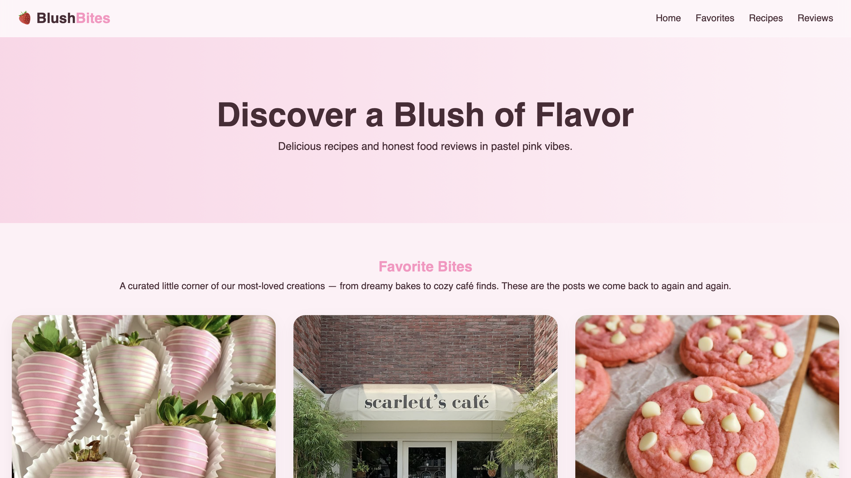 Tampilan Blush Bites