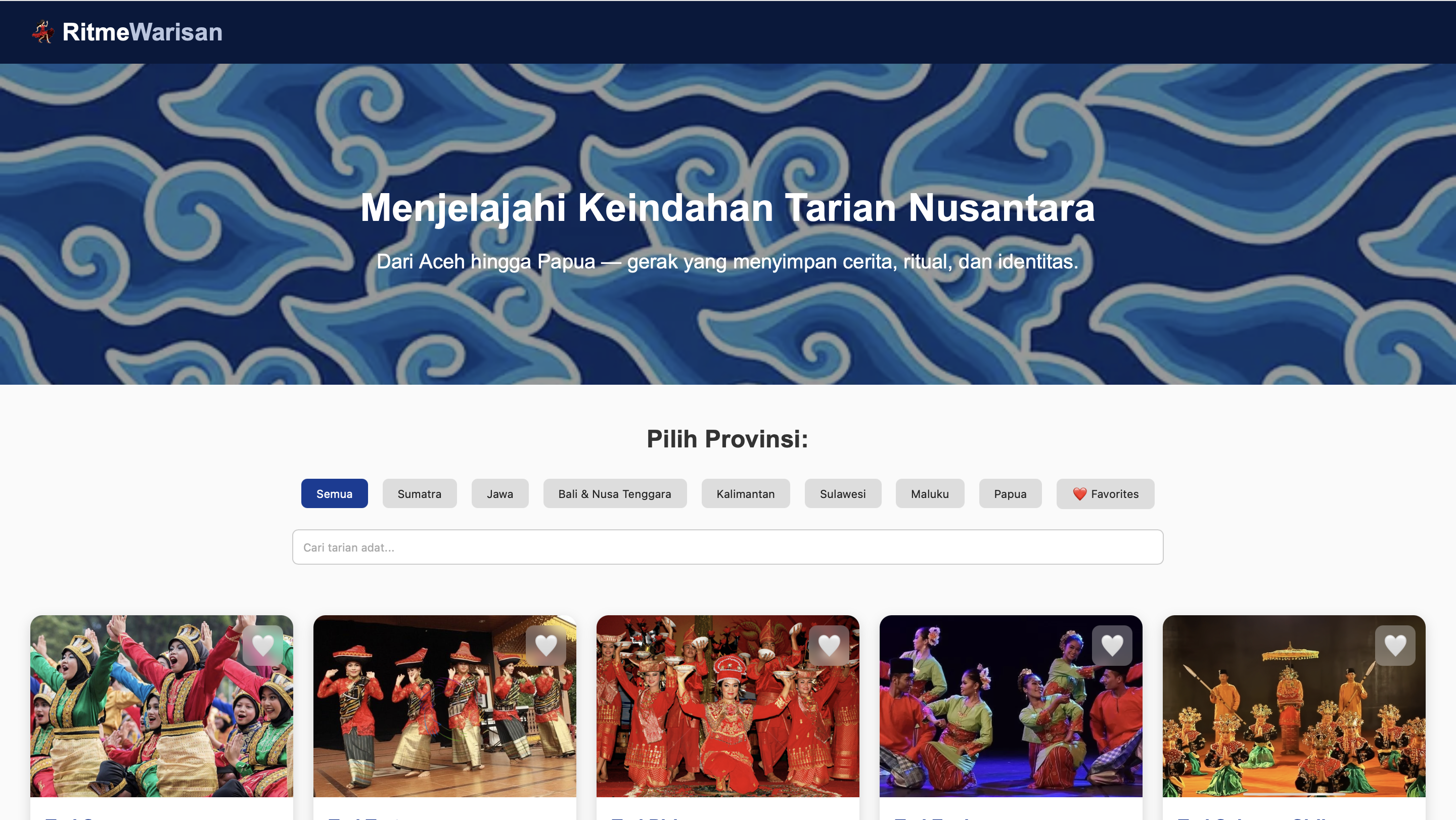 Tampilan Ritme Warisan